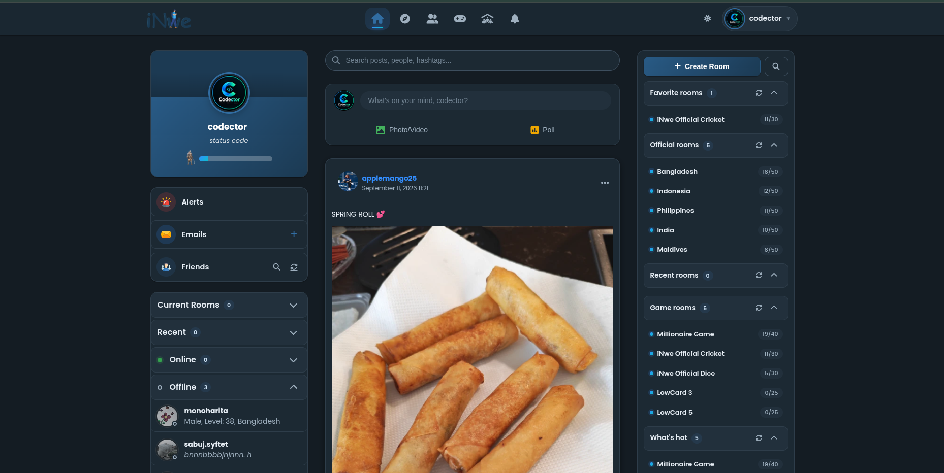 inweapp Web Interface
